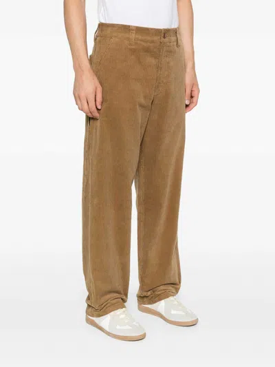 Apc A.p.c. Brown Corduroy Trousers In Brown
