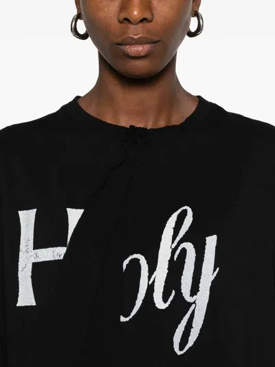 Ann Demeulemeester Crew Neck T-shirt In Blue