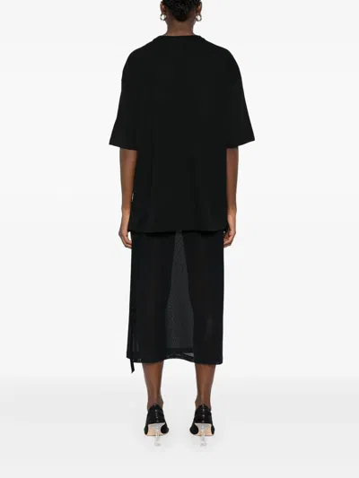 Ann Demeulemeester Crew Neck T-shirt In Blue