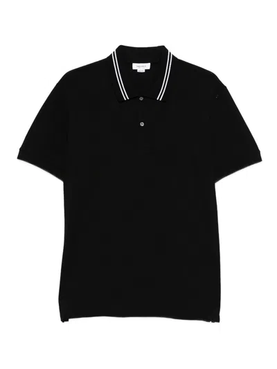 Alexander Mcqueen Polo Shirt With Logo On The Collar In Black