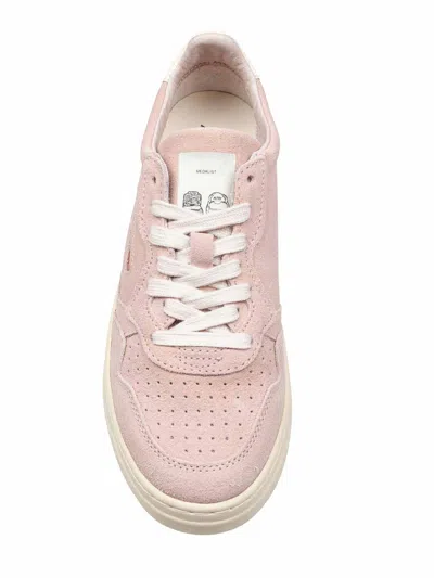 Autry Sneakers Medalist In Suede Color Silk In Pink