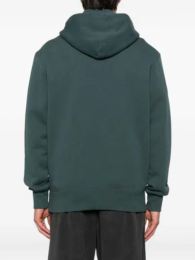 Autry Cotton Hoodie With Logo In Green