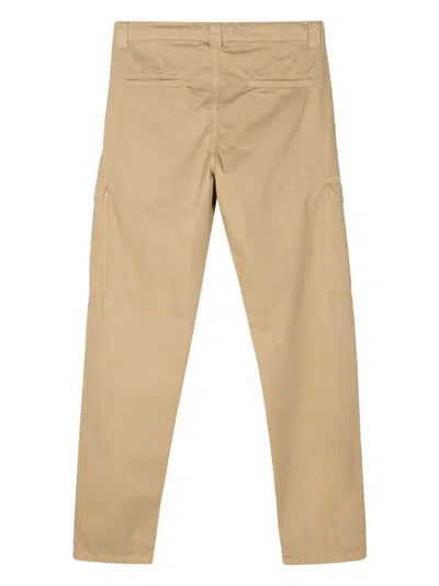 Aspesi Cargo Trousers Featuring Multiple Pockets In Gold