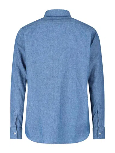 Aspesi Classic Shirt In Blue