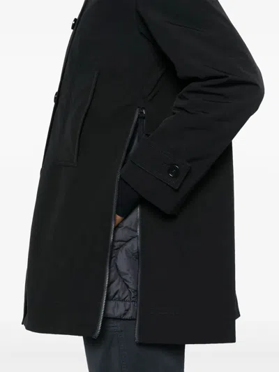 Aspesi Scarlett Trench Coat In Dark Blue