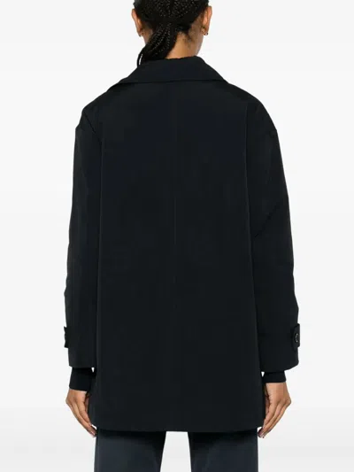 Aspesi Scarlett Trench Coat In Dark Blue