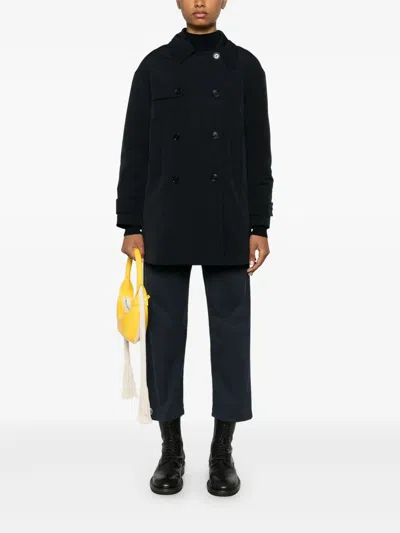 Aspesi Scarlett Trench Coat In Dark Blue