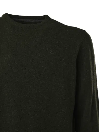 Barbour Woll Crewneck Pull In Black
