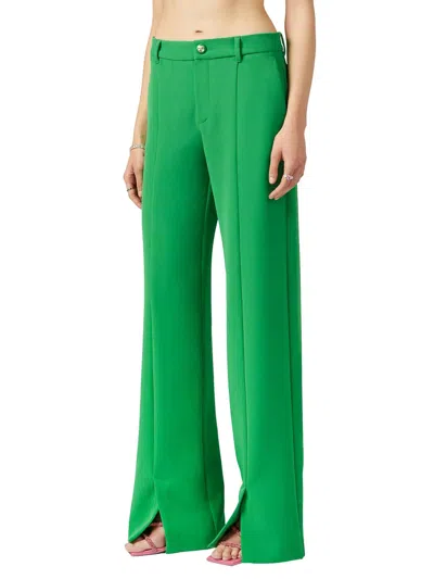Chiara Ferragni Cady Trousers In Green