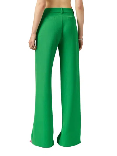 Chiara Ferragni Cady Trousers In Green