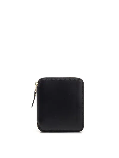 Comme Des Garçons Zipper Around Classic Wallet Accessories In Black