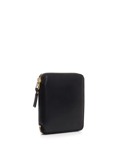 Comme Des Garçons Zipper Around Classic Wallet Accessories In Black