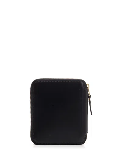 Comme Des Garçons Zipper Around Classic Wallet Accessories In Black