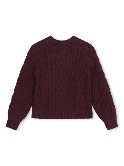 Chloé Pullover In Burgundy