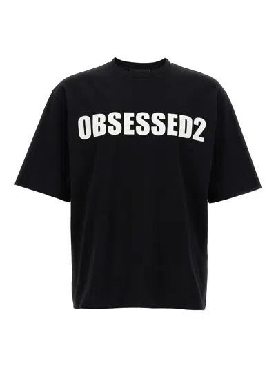 Dsquared2 Printed T-shirt In Black