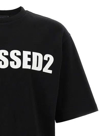 Dsquared2 Printed T-shirt In Black