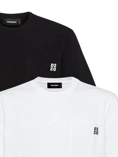 Dsquared2 Fabric T Shirts In Multi