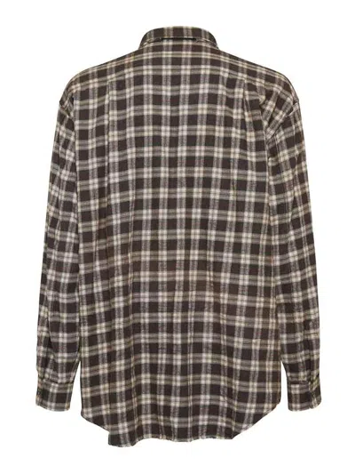 Dsquared2 Dsquared Men Embroidered Flannel Dsquared X Magliano Shirt In Multi