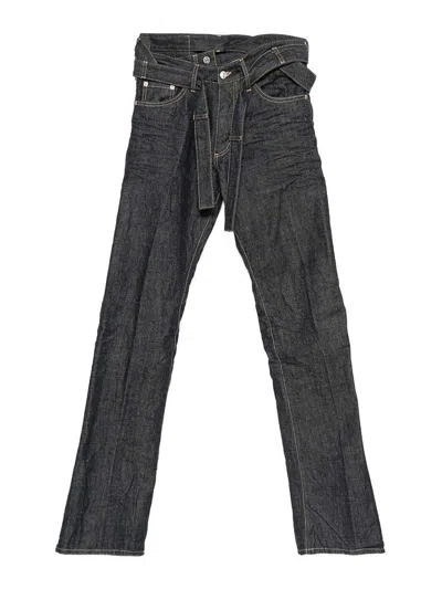 Dsquared2 Dsquared Blue Denim Dsquared X Magliano Butch Jeans In Black