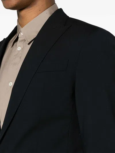 Dsquared2 Suit With Chest Pocket And Notched Lapels In Black