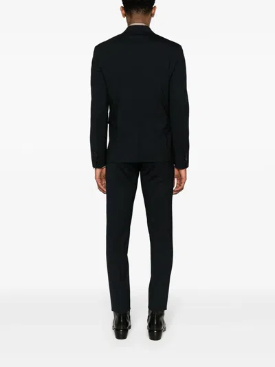 Dsquared2 Suit With Chest Pocket And Notched Lapels In Black