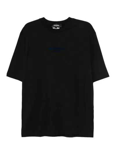 Dsquared2 Cotton T Shirts In Black