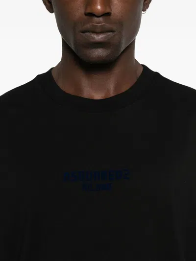 Dsquared2 Cotton T Shirts In Black