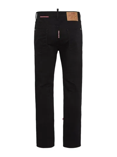 Dsquared2 Dsquared Black Denim Dsquared X Magliano Protesta 642 Jeans In Black