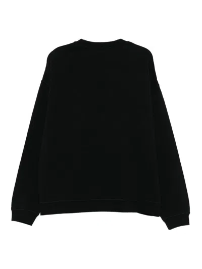 Dsquared2 Logo-print Cotton Sweatshirt In Black