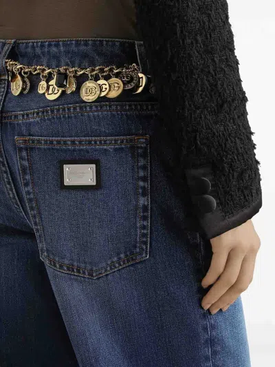 Dolce & Gabbana 5-pocket Denim Trousers In Blue