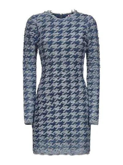 Diesel "m-halma" Dress In Blue