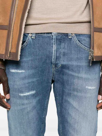 Dondup Distressed-effect Jeans In Blue