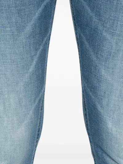 Dondup Jeans With Belt Loops In Blue