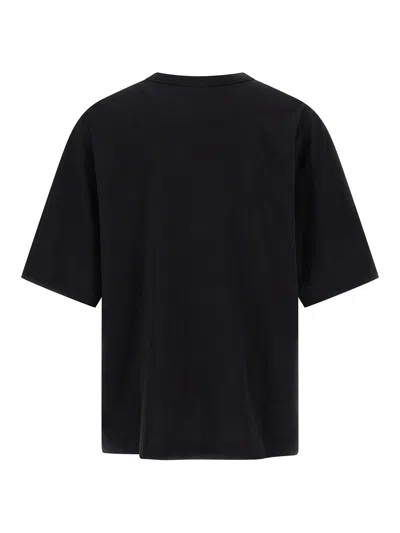 Dries Van Noten Essential Black T-shirt Crafted From Premium Cotton In Black
