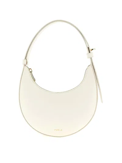 Furla Delizia Mini Shoulder Bag In White