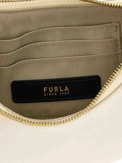 Furla Delizia Mini Shoulder Bag In White