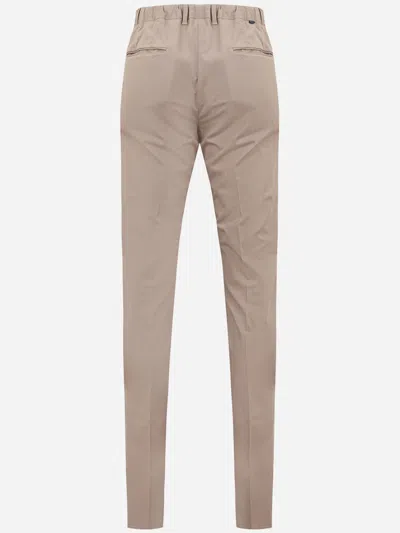 Incotex Trousers With Pockets And Belt Loops In Neutral