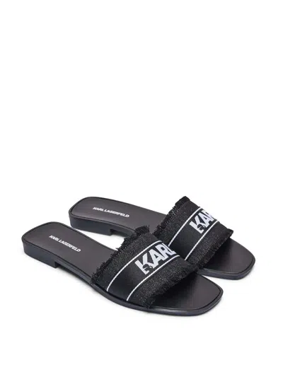 Karl Lagerfeld Sandals In Black