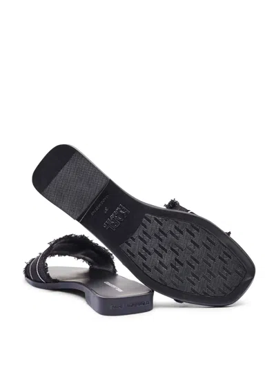 Karl Lagerfeld Sandals In Black