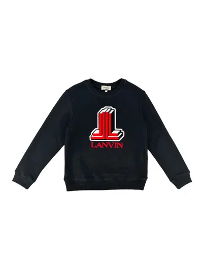 Lanvin Press Sweatshirt In Black