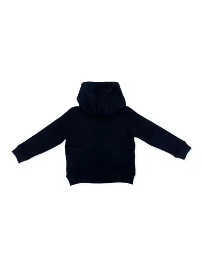 Lanvin Hooded Sweatshirt And Logo In Black