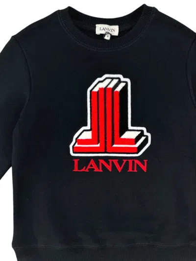 Lanvin Press Sweatshirt In Black