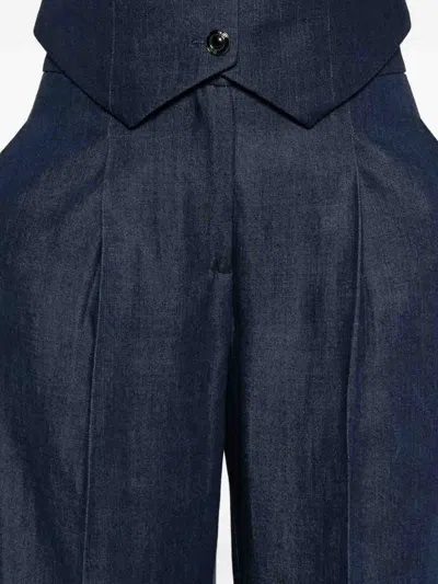 Liu •jo Pantaloni Pliss In Blue