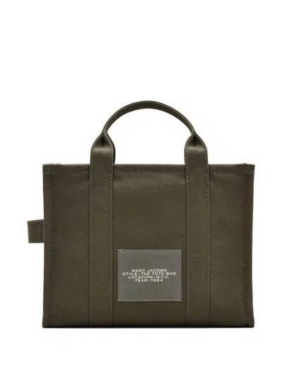 Marc Jacobs The Canvas Medium Tote Bag In Green Canvas  In Green