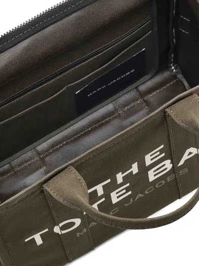 Marc Jacobs The Canvas Medium Tote Bag In Green Canvas  In Green