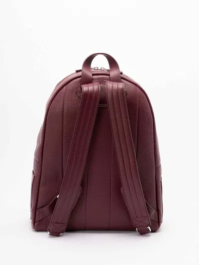 Orciani Top-handle Leather Backpack In Sand