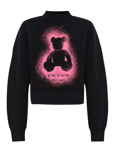 Palm Angels Sweatshirt In Black