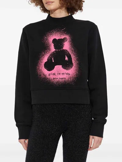 Palm Angels Sweatshirt In Black