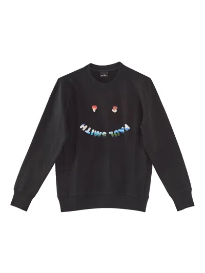 Ps By Paul Smith Happy Gradient-print Sweatshirt In Black