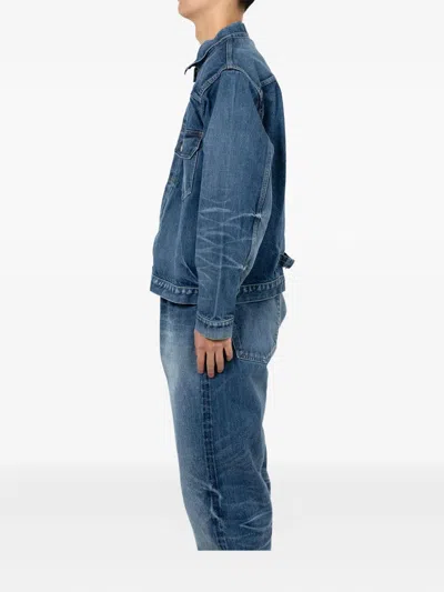 Miharayasuhiro Pocket Button Jacket In Blue